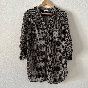 Geometric blouse